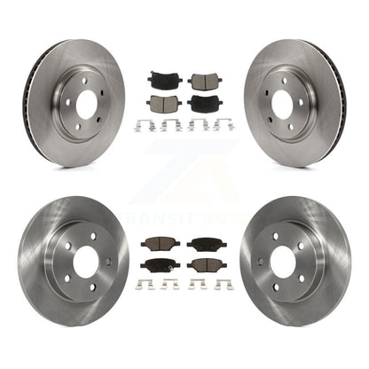Brake Rotor & Ceramic Pad Front Rear Kit For Chevrolet Cobalt Saturn Ion Pontiac