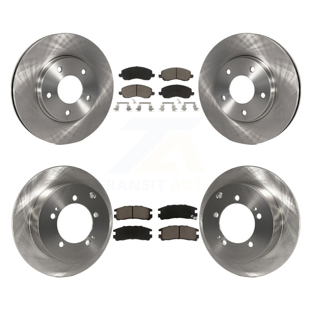 Brake Rotor & Ceramic Pad Front Rear Kit For Chrysler Sebring Mitsubishi Eclipse