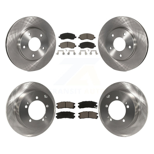 Brake Rotor & Ceramic Pad Front Rear Kit For Chrysler Sebring Mitsubishi Eclipse