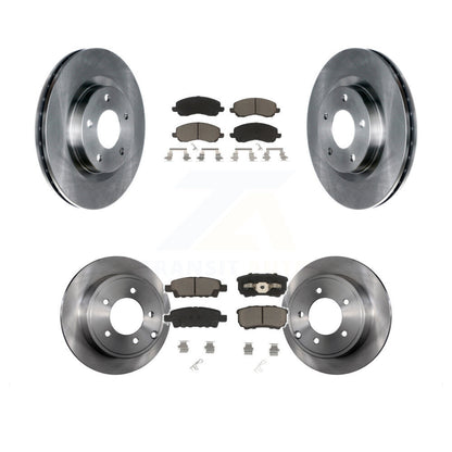 Brake Rotors & Ceramic Pad Front Rear Kit For Jeep Patriot Compass Dodge Caliber