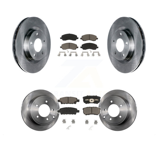Brake Rotors & Ceramic Pad Front Rear Kit For Jeep Patriot Compass Dodge Caliber