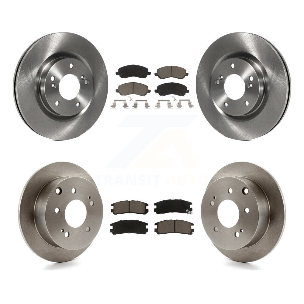 Disc Brake Rotors And Ceramic Pads Front Rear Kit For Mitsubishi Eclipse Galant