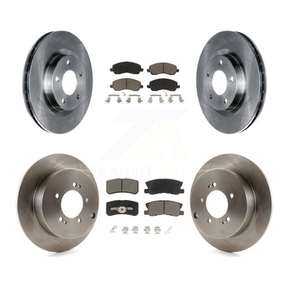 Disc Brake Rotors And Ceramic Pads Front Rear Kit For Mitsubishi Outlander