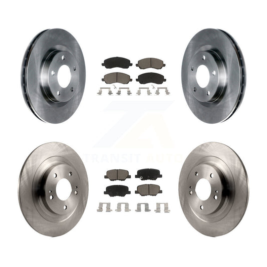 Disc Brake Rotor & Ceramic Pad Front Rear Kit For Mitsubishi RVR Outlander Sport