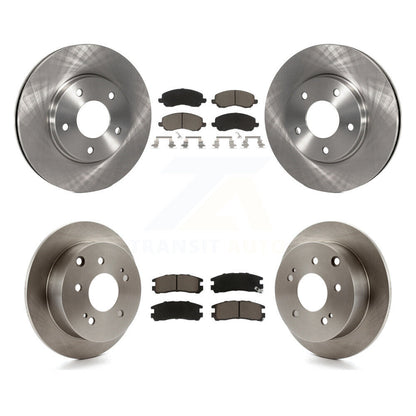 Disc Brake Rotor Ceramic Pad Front Rear Kit For 2004-2006 Mitsubishi Galant 2.4L