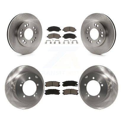 Brake Rotor Ceramic Pad Front Rear Kit For 01 Mitsubishi Eclipse 2.4L From 06