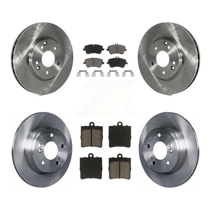 Disc Brake Rotors And Ceramic Pad Front Rear Kit For Mercedes-Benz SLK280 SLK300