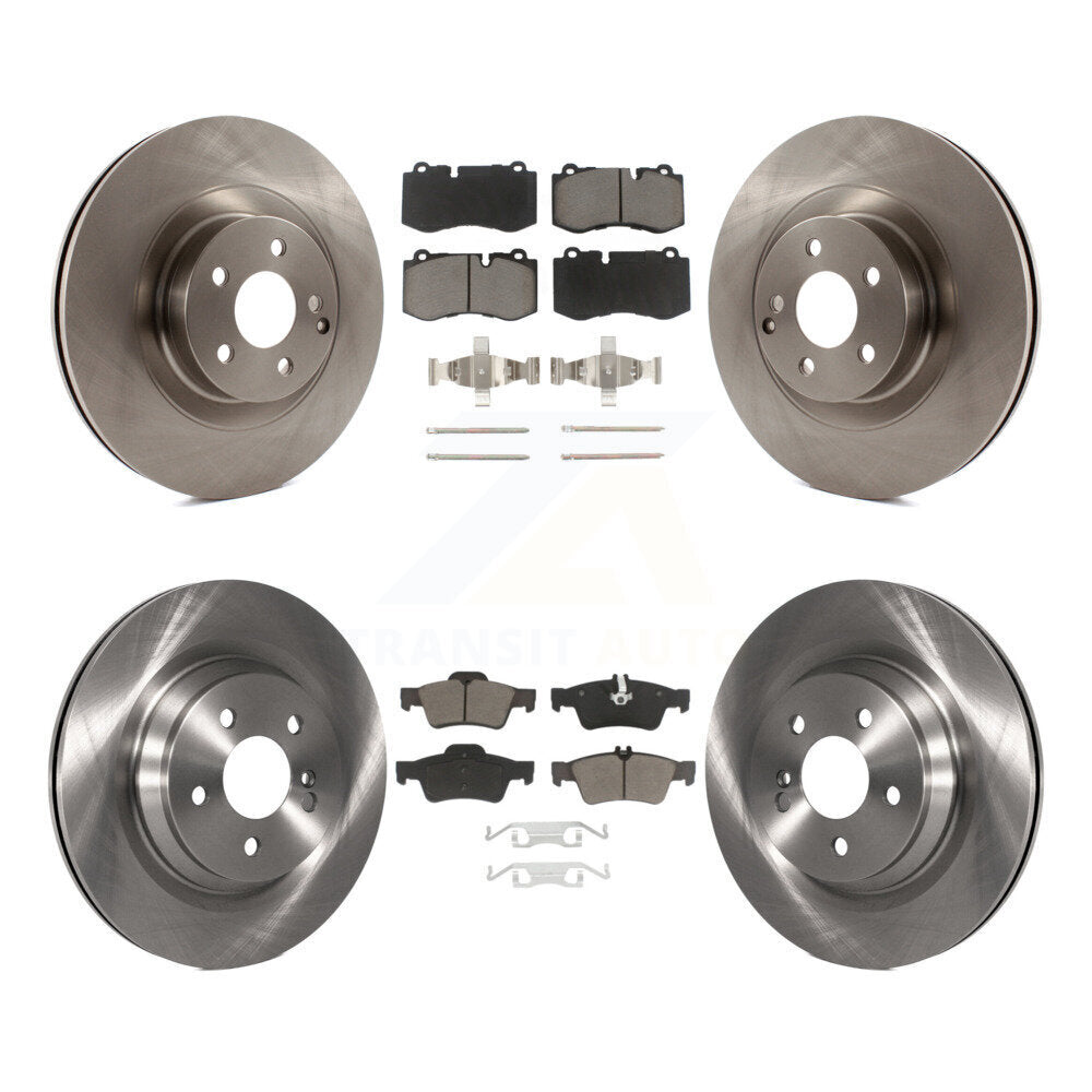 Brake Rotors & Ceramic Pad Front Rear Kit For Mercedes-Benz S550 S450 SL550 S350