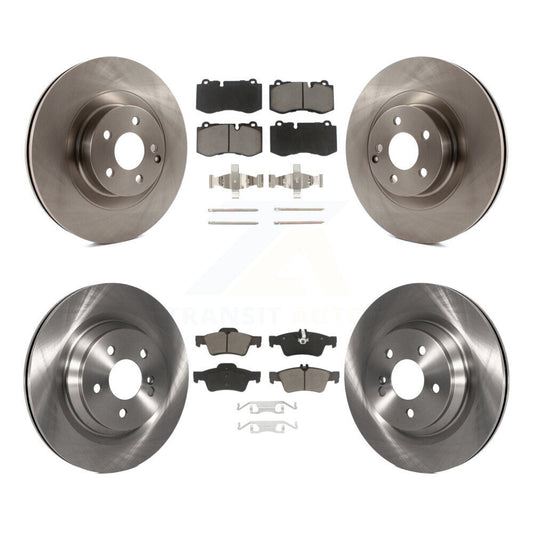 Brake Rotors & Ceramic Pad Front Rear Kit For Mercedes-Benz S550 S450 SL550 S350