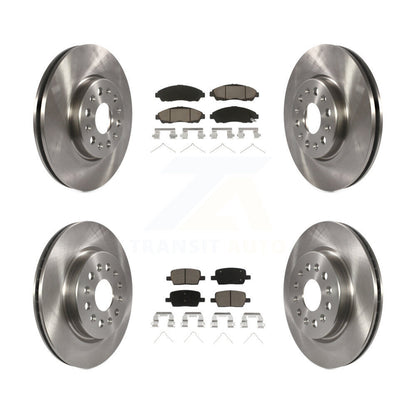 Brake Rotor & Ceramic Pad Front Rear Kit For Chevrolet Traverse GMC Acadia Buick