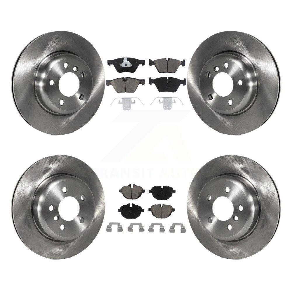 Disc Brake Rotors And Ceramic Pads Front Rear Kit For BMW 528i xDrive
