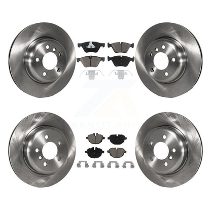 Disc Brake Rotors And Ceramic Pads Front Rear Kit For BMW 528i xDrive