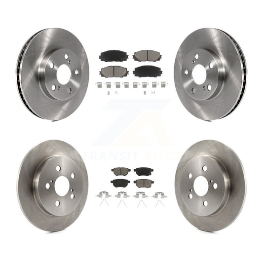 Brake Rotor And Ceramic Pad Front Rear Kit For Toyota Prius Lexus CT200h Plug-In