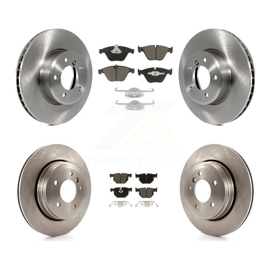 Disc Brake Rotors And Ceramic Pads Front Rear Kit For BMW 530i 525i 528i