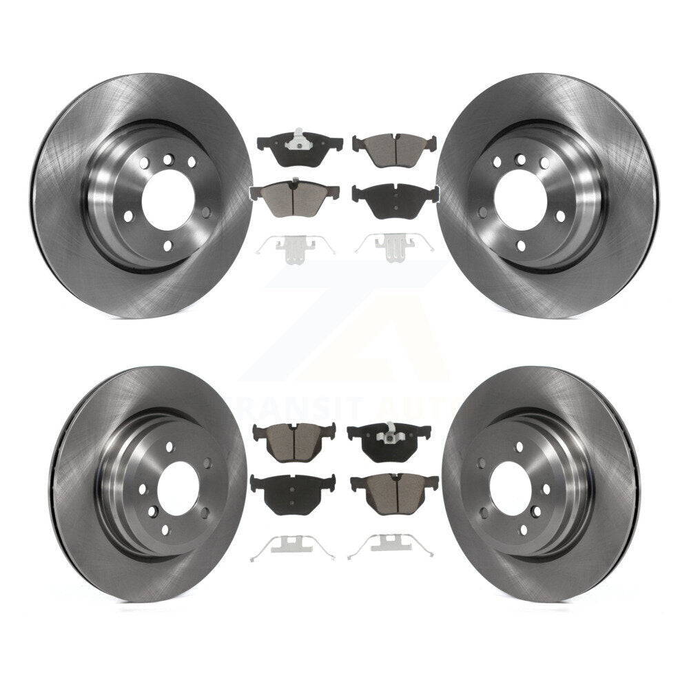 Disc Brake Rotors And Ceramic Pads Front Rear Kit For 2006 BMW 330i 330xi