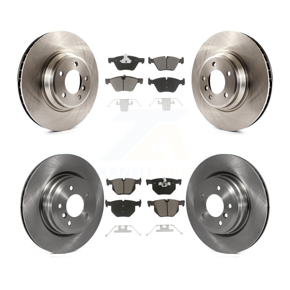 Disc Brake Rotors And Ceramic Pads Front Rear Kit For 2007 BMW 335xi