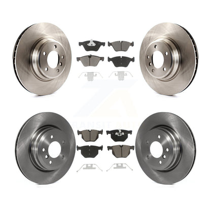 Disc Brake Rotors And Ceramic Pads Front Rear Kit For 2007 BMW 335xi