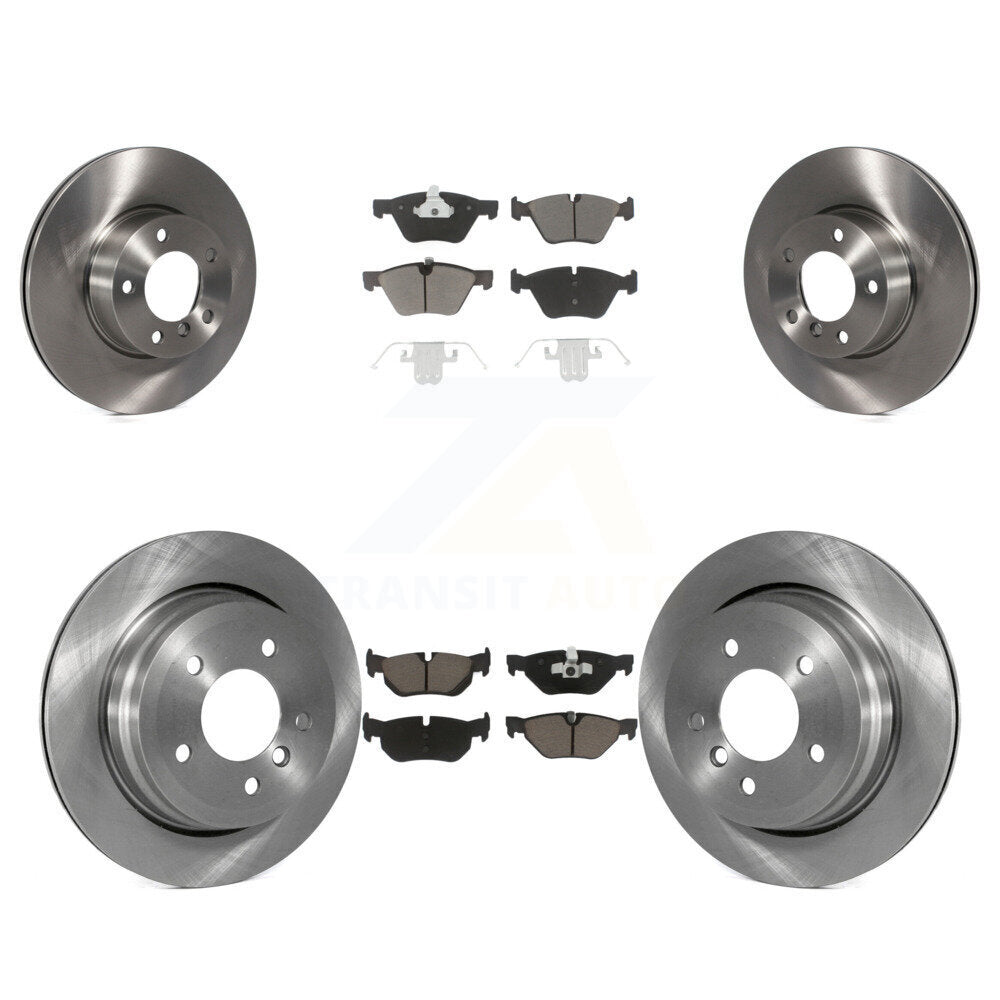 Disc Brake Rotors And Ceramic Pads Front Rear Kit For BMW 328xi