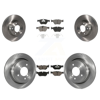 Disc Brake Rotors And Ceramic Pads Front Rear Kit For BMW 328xi