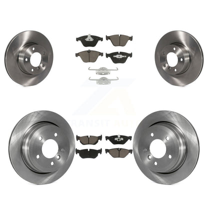 Disc Brake Rotors And Ceramic Pads Front Rear Kit For BMW 328i xDrive X1 328xi