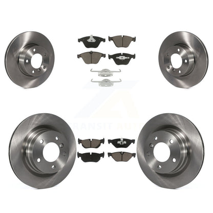 Disc Brake Rotors And Ceramic Pads Front Rear Kit For BMW 323i 328i