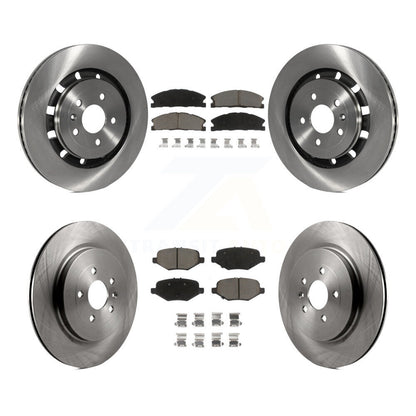 Brake Rotors Ceramic Pad Front Rear Kit For Ford Explorer Flex Taurus Police MKS