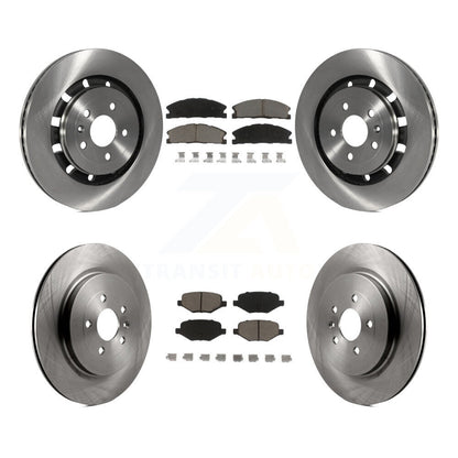 Brake Rotor Ceramic Pad Front Rear Kit For Ford Explorer Police Interceptor Flex