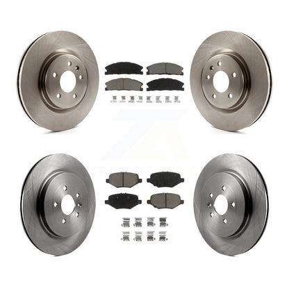 Brake Rotors Ceramic Pad Front Rear Kit For Ford Explorer With Heavy Duty Brakes
