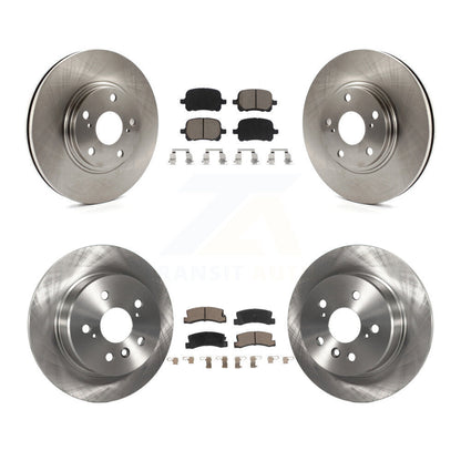 Disc Brake Rotors And Ceramic Pads Front Rear Kit For 1999-2001 Lexus RX300 AWD
