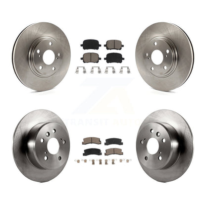 Disc Brake Rotors And Ceramic Pads Front Rear Kit For 1999-2001 Lexus RX300 FWD