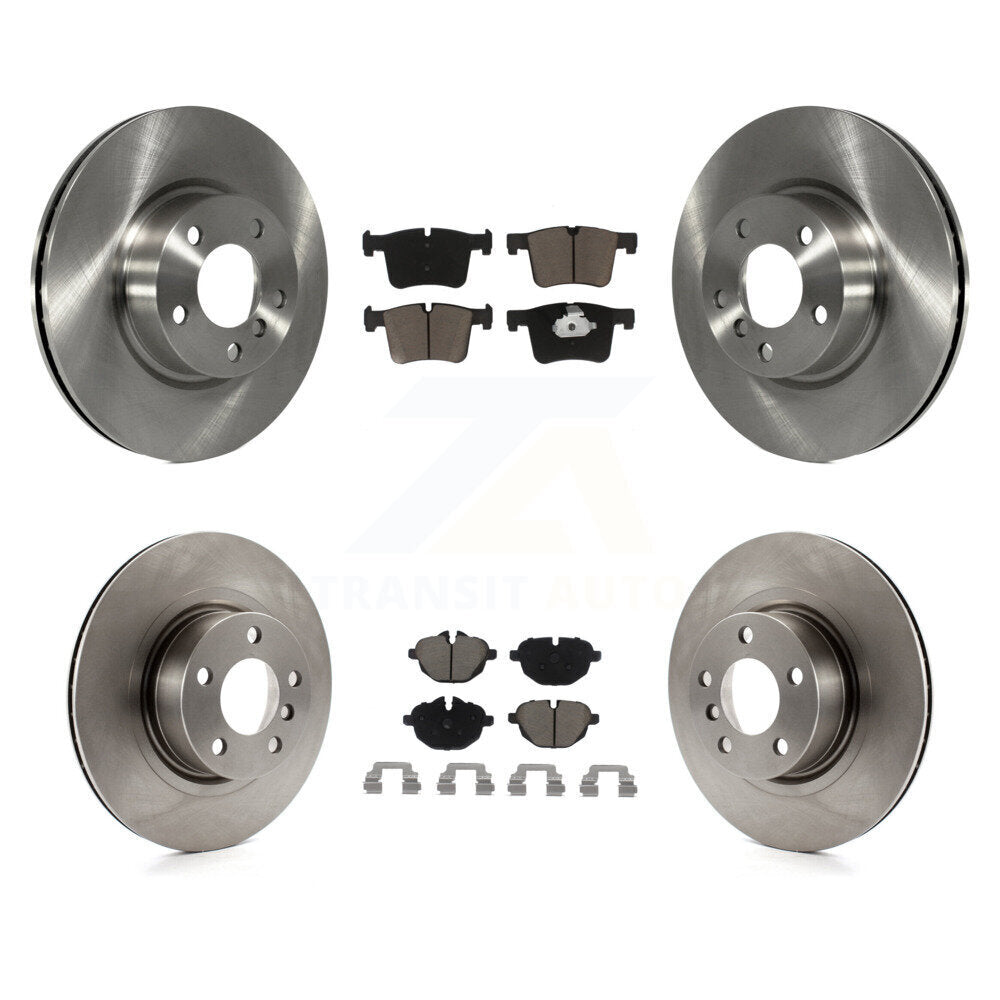 Disc Brake Rotors And Ceramic Pads Front Rear Kit For BMW X3 X4