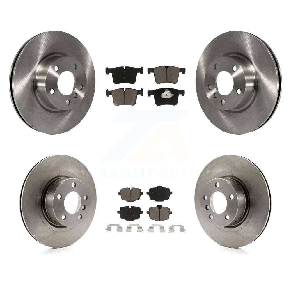 Disc Brake Rotors And Ceramic Pads Front Rear Kit For 2012 BMW X3 From 10 11