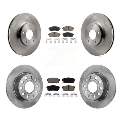 Disc Brake Rotors And Ceramic Pads Front Rear Kit For Nissan Maxima INFINITI I35
