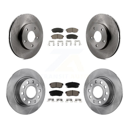 Brake Rotor Ceramic Pad Front Rear Kit For Nissan Maxima INFINITI I30 From 10/00