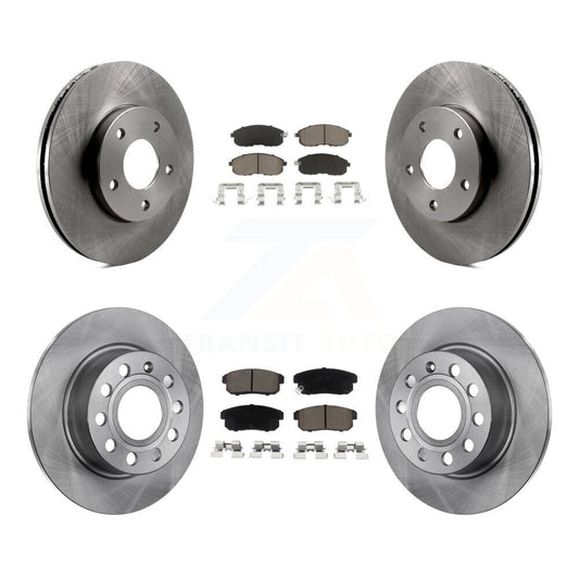 Brake Rotor Ceramic Pad Front Rear Kit For Nissan Maxima INFINITI I30 From 10/00