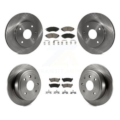 Brake Rotor & Ceramic Pad Front Rear Kit For Chevrolet Optra Suzuki Forenza Reno