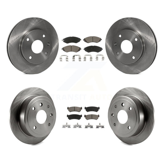 Brake Rotor & Ceramic Pad Front Rear Kit For Chevrolet Optra Suzuki Forenza Reno