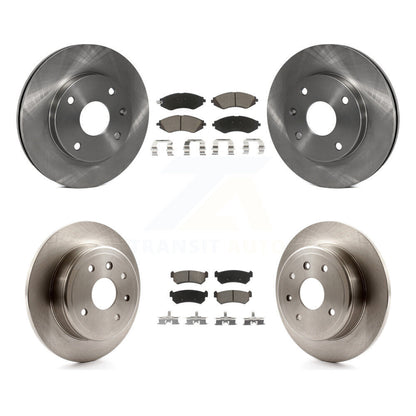 Disc Brake Rotors And Ceramic Pads Front Rear Kit For Chevrolet Optra