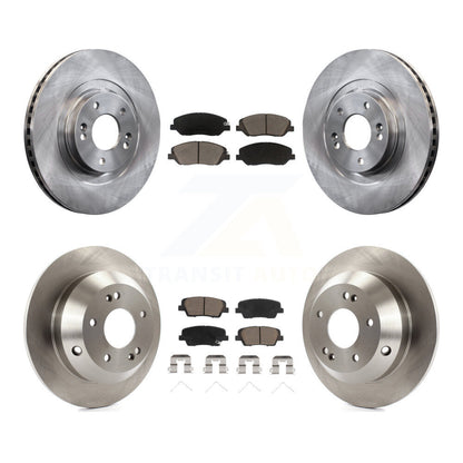 Disc Brake Rotors And Ceramic Pads Front Rear Kit For Hyundai Santa Fe XL