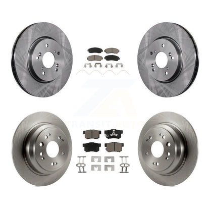 Disc Brake Rotors And Ceramic Pads Front Rear Kit For Honda Crosstour Accord
