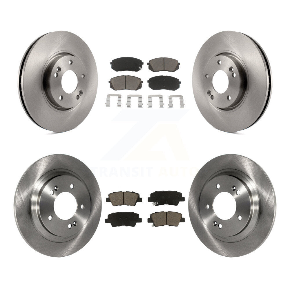 Brake Rotors Ceramic Pad Front Rear Kit For Kia Soul EV From Chassis VIN #160921