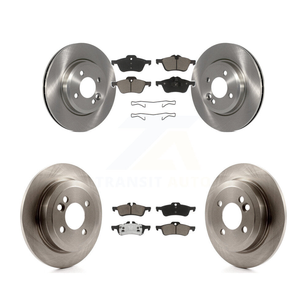 Disc Brake Rotors And Ceramic Pads Front Rear Kit For Mini Cooper
