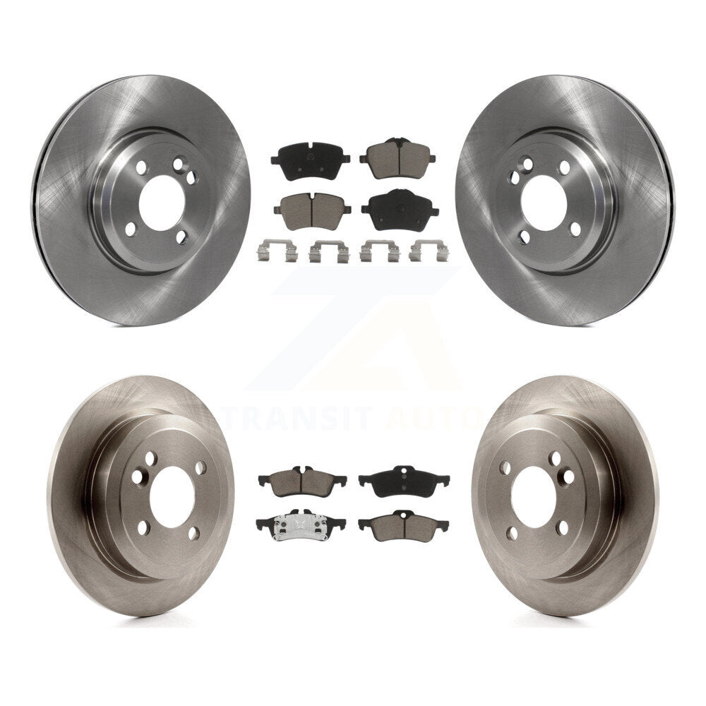 Disc Brake Rotors And Ceramic Pads Front Rear Kit For Mini Cooper