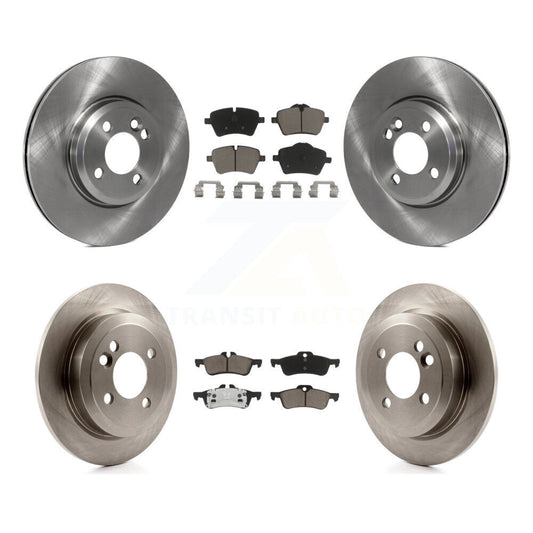 Disc Brake Rotors And Ceramic Pads Front Rear Kit For Mini Cooper