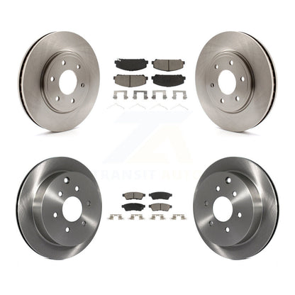 Disc Brake Rotors And Ceramic Pads Front Rear Kit For Suzuki Equator