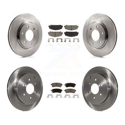 Disc Brake Rotor Ceramic Pad Front Rear Kit For INFINITI QX80 Nissan Armada QX56