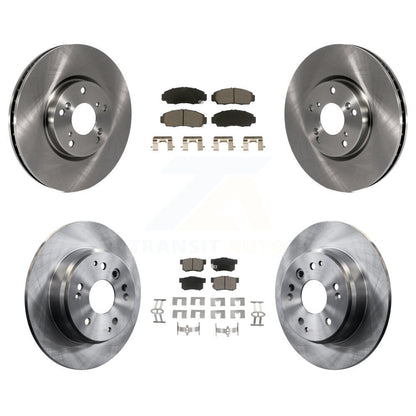 Brake Rotor Ceramic Pad Front Rear Kit For 04-05 Acura TL Automatic transmission