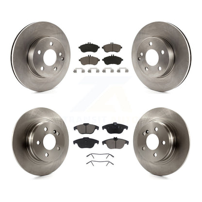 Disc Brake Rotors And Ceramic Pads Front Rear Kit For Mercedes-Benz C250 C230