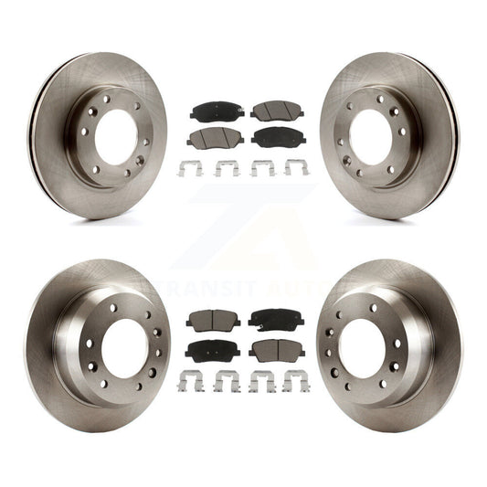Disc Brake Rotor And Ceramic Pad Front Rear Kit For Kia Sedona Hyundai Entourage