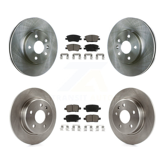 Disc Brake Rotor Ceramic Pad Front Rear Kit For Chevrolet Cruze Bolt EV Volt EUV